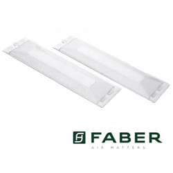 KIT 2PZ Plafoniera CAPPA misura 178 x 50 mm FABER 1330016910