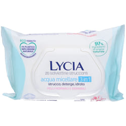 Lycia Salviettine Struccanti Acqua Micellare 3 in 1 20 Pezzi