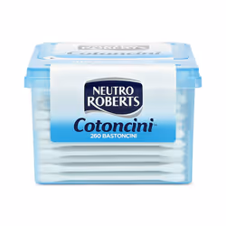 Neutro Roberts - Cotoncini con Box Salva Igiene Confezione da 260 Pezzi 1 pz Altro