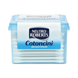 Neutro Roberts - Cotoncini con Box Salva Igiene Confezione da 260 Pezzi 1 pz Altro