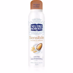 Con il suo tocco di fiori e vaniglia, il deodorante spray Neutro Roberts Sensibile Avena e Argan accarezza dolcemente i sensi ...