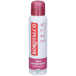Borotalco Seta Extra Asciutto Talco e Fiori di Rosa 150 ml Deodorante Spray