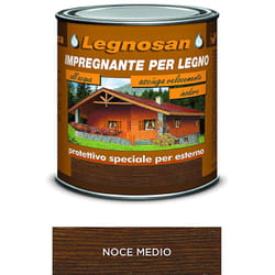 Veleca - Impregnante all'Acqua per Legno Esterno Legnosan 750 ml Noce Medio