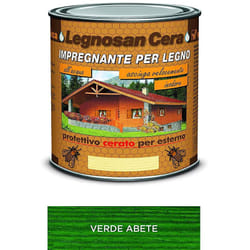 Veleca - Impregnante all'Acqua Legnosan Cera 750 ml Verde Abete