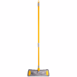 Spazzolone plastica cm.33 - base morbida spugna - attacco snodato a vite - telescopico cm.72/132 - pratiche clip di fissaggio ...