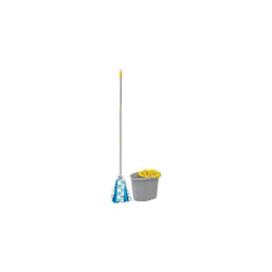 Secchio mop lava pavimento in set Apex pp lt 12 + mop + manico cm 120