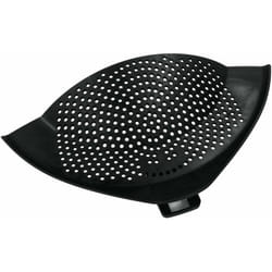 Clip-On Scolapiatti con Pinza per contenitori, Nero, 30 x 10 x 1.5 cm - Metaltex