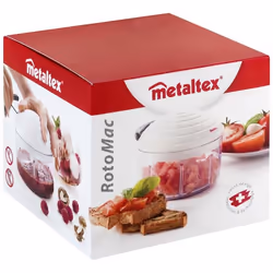 Metaltex 8002522516801 affetta / sbuccia alimenti Trasparente, Bianco - Vista aggiuntiva 4