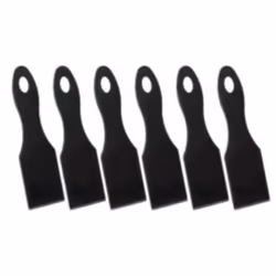 Metaltex 25.60.12, Paletta da cucina, Nero, Foro di sospensione, 6 pz