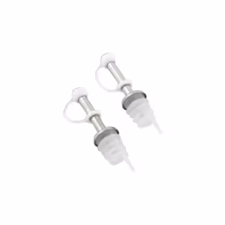 Il set di stoviglie Metaltex composto da 2 tappi versatore in acciaio inox/plastica è ideale per facilitare il servizio dei l ...