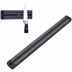 Barra magnetica per appendere elementi metallici. Dimensioni: 33 cm di lunghezza.