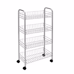 Metaltex 8002523401045, Argento, 4 ruota(e), 410 mm, 230 mm, 840 mm