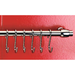 Metaltex - lonardo barra lunga 6 ganci cromo