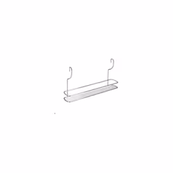 MENSOLA PER CORRIMANO DA PARETE A UN RIPIANO, INTERAMENTE CROMATA MISURA 35X7X19 CM METALTEX. IDEALE COME BASE DI APPOGGIO PE ...
