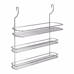 METALTEX 350313 MENSOLA 3 PIANI PORTA SPEZIE-PORTA ROTOLI CROMATA CM 35X13X41 LONARDO METALTEX 350313 MENSOLA 3 PIANI PORTA S ...