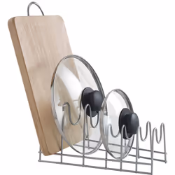 Supporto per piastre, coperchi e taglieri 'lido' dimensioni: 29x50x17cm (larghezza/profondità/altezza) metaltex. Con 6 divers ...