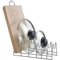 Metaltex - Supporto per piatti, coperchi e taglieri 'lido' 29x50x17cm