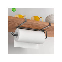 Porta rotolo Metaltex nero matto