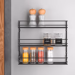 Con questo comodo porta spezie da parete Pepito a 3 livelli della Metaltex potete organizzare erbe aromatiche e spezie in mod ...