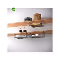 CESTO KANGURO Metaltex NERO MATTO, è ideale per donare un tocco di modernoalla tua casa o al tuo locale. Aggiunge spazio a qu ...
