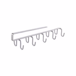 Filo ferro plastificato Polytherm antiruggine Sottoripiano - Posti 10 Adatta come porta mestolame Colore argento metallizzato
