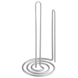 Metaltex - Porta rotolo cucina verticale my roll diametro 13 cm colore grigio metallizzato