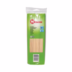 Metaltex 8002525701259 spiedino 100 pz Legno