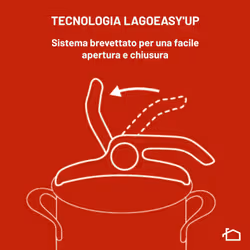 Lagostina Amica, pentola a pressione, acciaio inox, induzione e gas, cm. 22, L. 5 - Vista aggiuntiva 2