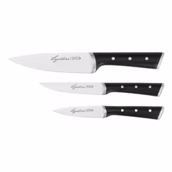 Lagostina 014458500003, Set di coltelli, Acciaio inox, 3 pz