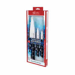Lagostina 014458500003 coltello da cucina Acciaio inox 3 pz Set di coltelli