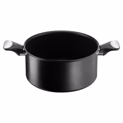 Lagostina Unlimited, Rotondo, Nero, Alluminio, Titanio, Nero, Acciaio inox, Ceramica, Elettrico, Gas, Alogena, Induzione