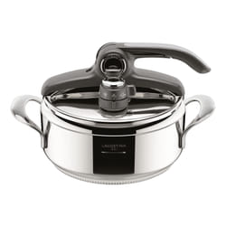 Lagostina 8910000180 Diva, Pentola a pressione, Acciaio inox, induzione e gas, accessori inclusi, cm. 22,L. 3,5
