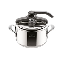 Lagostina 8910000181 Diva, Pentola a pressione, Acciaio inox, induzione e gas, accessori inclusi, cm. 22,L. 5