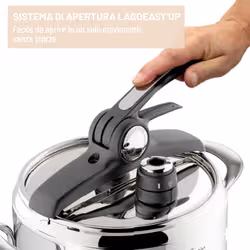Lagostina 8910000181 Diva, Pentola a pressione, Acciaio inox, induzione e gas, accessori inclusi, cm. 22,L. 5 - Vista aggiuntiva 3