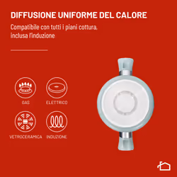Lagostina 0102880312 Salvia, Casseruola fonda 2 maniglie, Antiaderente, induzione e gas, 20 cm - Vista aggiuntiva 5