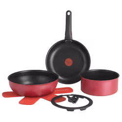 Lagostina Ingenio Rubino, Set padelle, Antiaderente, Manico rimovibile, Induzione e gas, 7 pz - Vista aggiuntiva 2