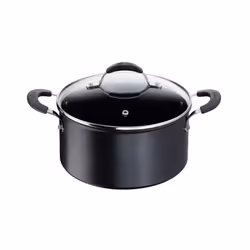 Casseruola con coperchio Tempra 012165031224 di Lagostina con rivestimento antiaderente Titanium. Ultra resistente, anche con ...
