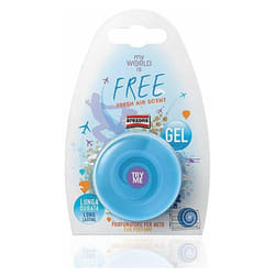 Arexons - Deodorante auto my world, profumatore da bocchetta in gel concentrato, fragranza free