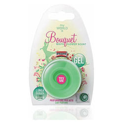 Arexons - Deodorante auto my world, profumatore da bocchetta in gel concentrato, fragranza bouquet