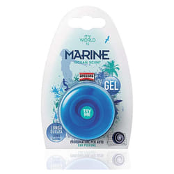 Arexons - Deodorante auto my world, profumatore da bocchetta in gel concentrato, fragranza marine