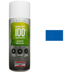Bomboletta smalto spray 100% acrilico effetto diamantato 3707 blu Arexons