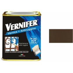 Vernice Antiruggine Vernifer Brillante Satinata Metallizzata Interno Esterno - Colore: Nocciola Brillante