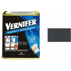 Arexons - Vernice Antiruggine Vernifer Brillante Satinata Metallizzata Interno Esterno - Colore: Grigio Ferro Satinato