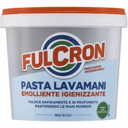 Descrizione Fulcron Pasta Lavamani 750 ml con formula emolliente igienizzante è un prodotto per uso industriale. Particolarme ...