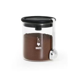 Bialetti DCDESIGN07 recipiente Rotondo Vetro Nero, Trasparente