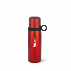 Bialetti Bottiglia Termica C/tz Rosso Ml.460, Rosso, Acciaio inox, Porcellana, Acciaio inox, 12 h, 24 h