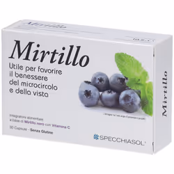Specchiasol Mirtillo Integratore per Circolazione e Visione 30 Capsule