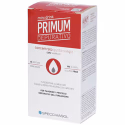 Specchiasol Primum Depurativo Minidrink Ciliegia Integratore Alimentare 150 ml Soluzione bevibile