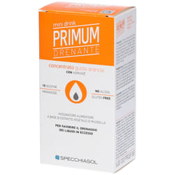 Specchiasol Primum Drenante Minidrink Arancia Integratore Alimentare 150 ml Soluzione bevibile