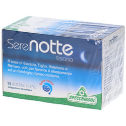 Specchiasol Tisana Serenotte per Insonnia e Jet Lag 15 Filtri
